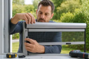 comment poser une moustiquaire enroulable