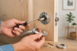 Pêne bloqué porte ouverte comment le débloquer sans aggraver la serrure