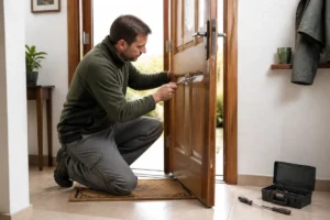 ma porte d'entrée ne ferme plus a clé