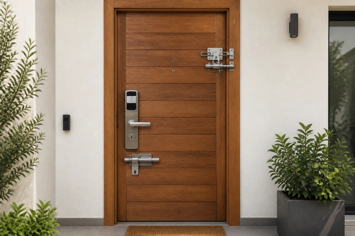 système fermeture porte extérieure