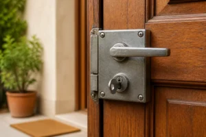 système fermeture porte extérieure