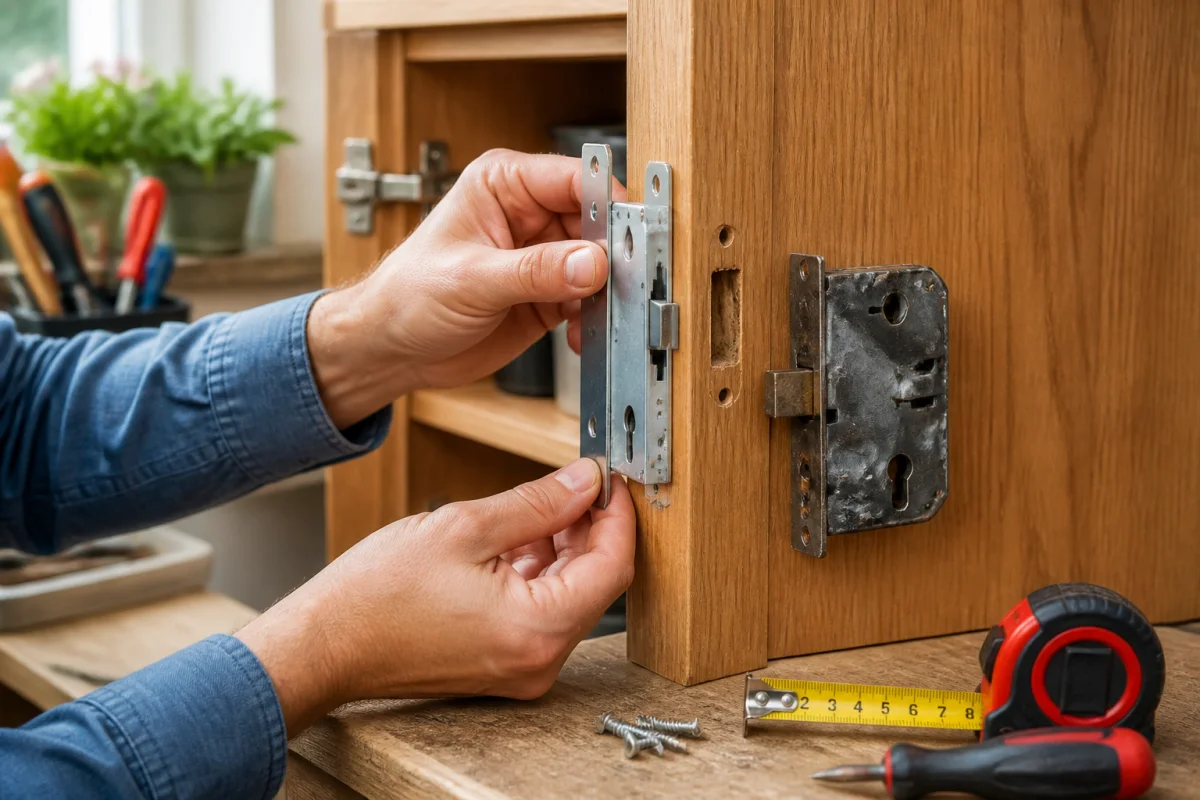 Réparer une serrure de meuble facilement et sans dégâts