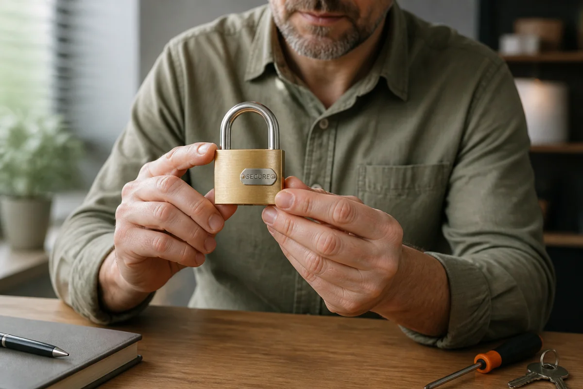 Ouvrir un cadenas sans code en toute sécurité