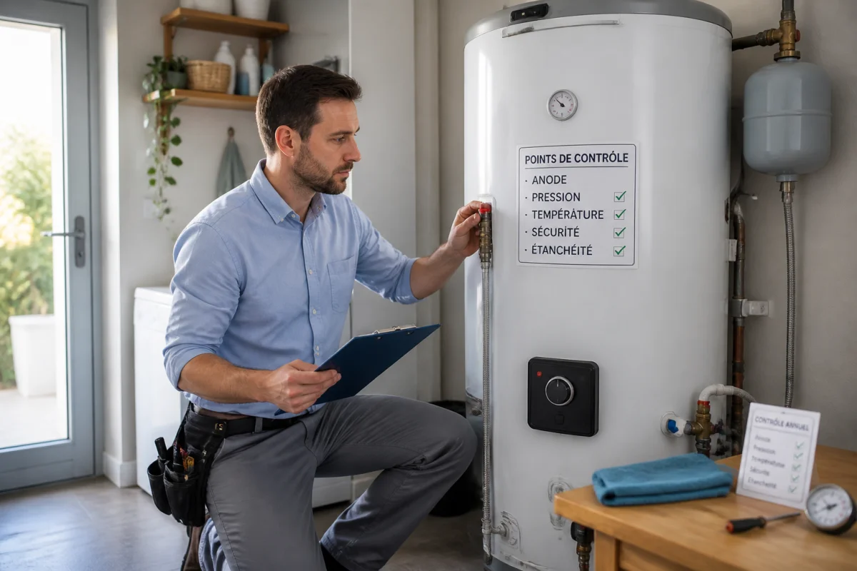 Entretien du chauffe eau domestique