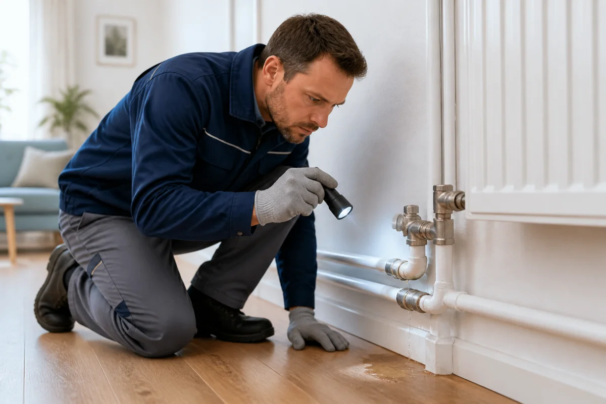 Signes d’une fuite de chauffage dans un logement